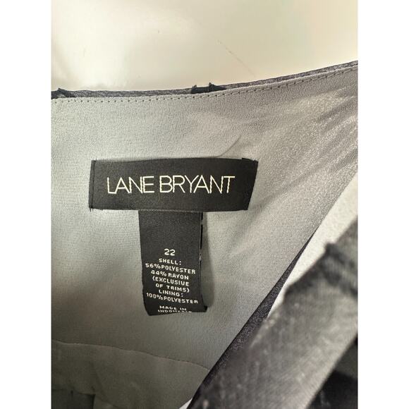 Lane Bryant Velvet Burnout Overlay Surplice Dress Plus Size 22 Whimsigoth Witchy - Picture 5 of 15